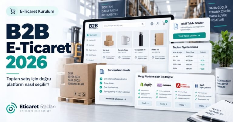 Türkiye’de B2B E-Ticaret 2026: Doğru Platform Nasıl Seçilir?