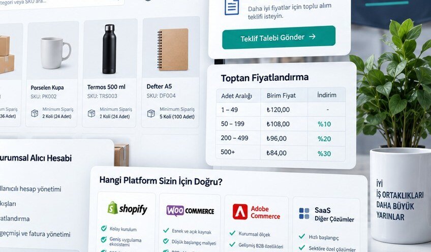 Türkiye’de B2B E-Ticaret 2026: Toptan Satış İçin Doğru Platform Nasıl Seçilir?