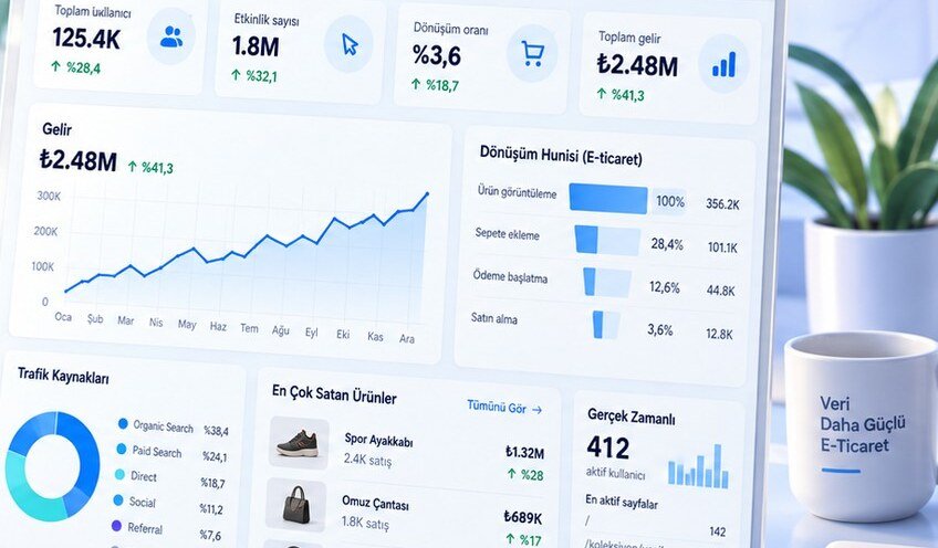 E-Ticaret Analitiği: Google Analytics 4 Rehberi [2026]