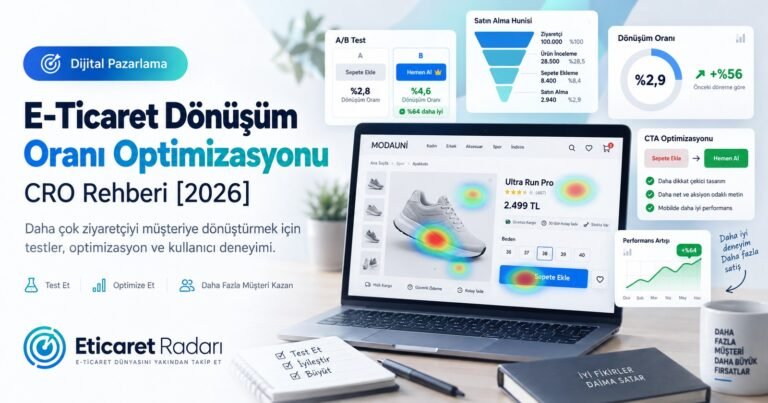 E-Ticaret Dönüşüm Oranı Optimizasyonu (CRO) Rehberi 2026