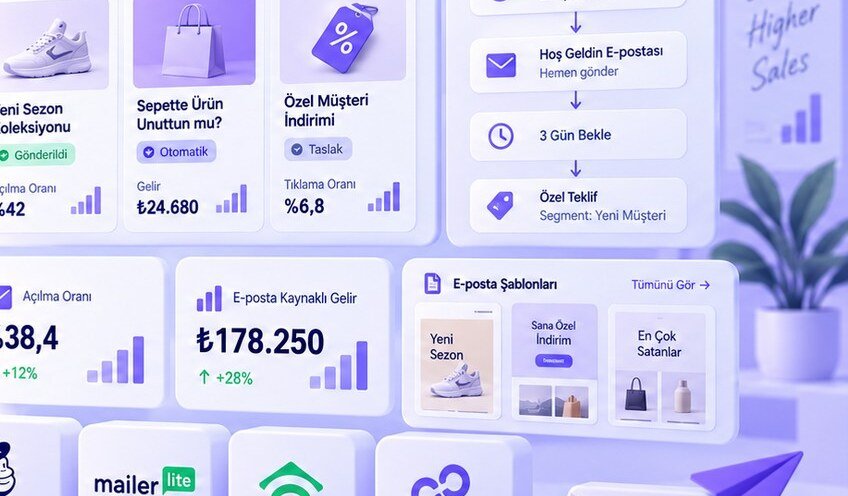 E-Ticaret Email Marketing 2026: Mailchimp, MailerLite, Klaviyo ve Sendloop Karşılaştırması