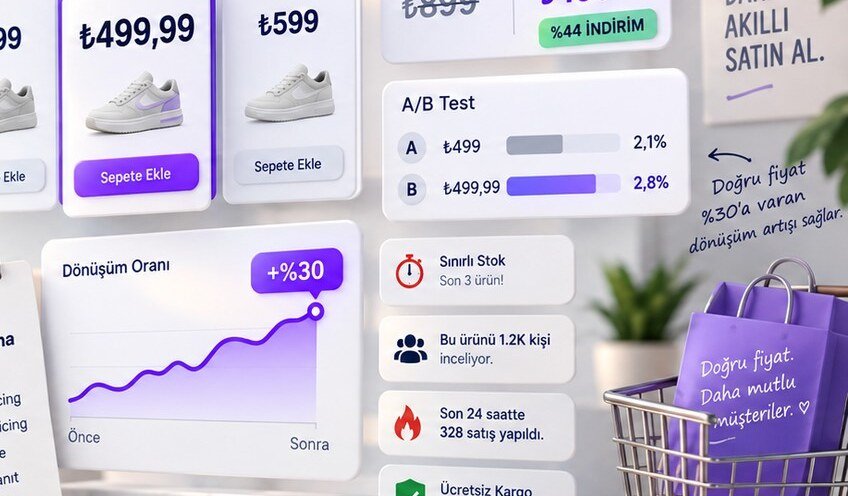 E-Ticarette Fiyatlandırma Psikolojisi: Dönüşüm Oranını %30 Artıran 15 Taktik