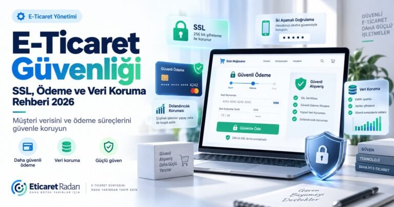 E-Ticaret Güvenliği 2026: SSL, Ödeme ve Veri Koruma