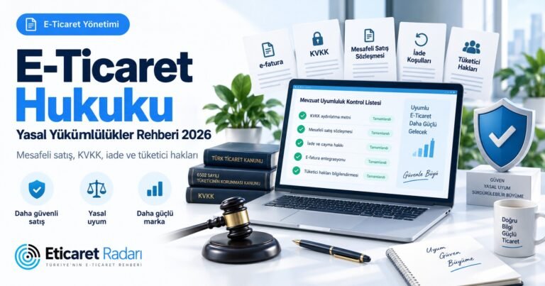 E-Ticaret Hukuku: Yasal Yükümlülükler Rehberi [2026]