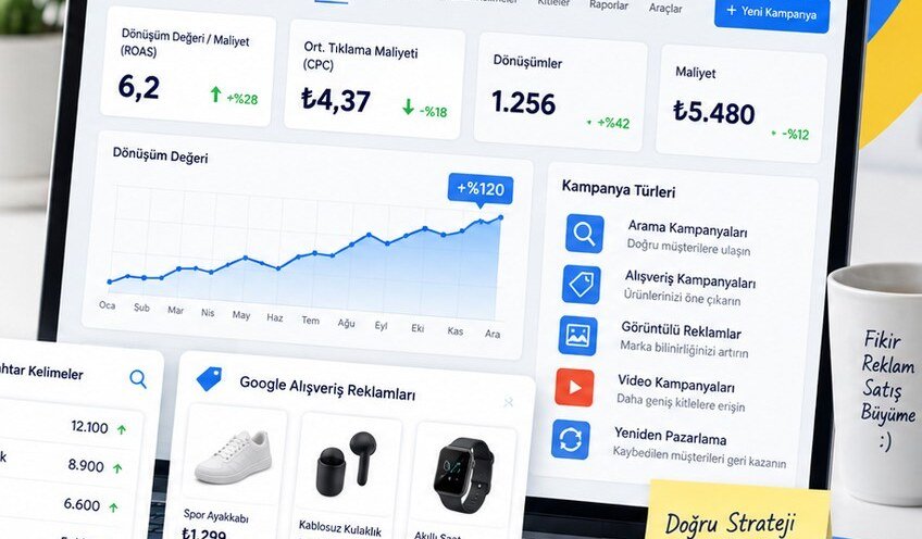 E-Ticaret İçin Google Ads Rehberi: Reklam Stratejileri [2026]