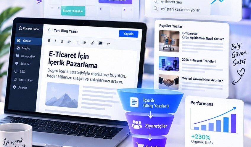 E-Ticaret İçin İçerik Pazarlama: Blog ile Satış Artırma [2026]