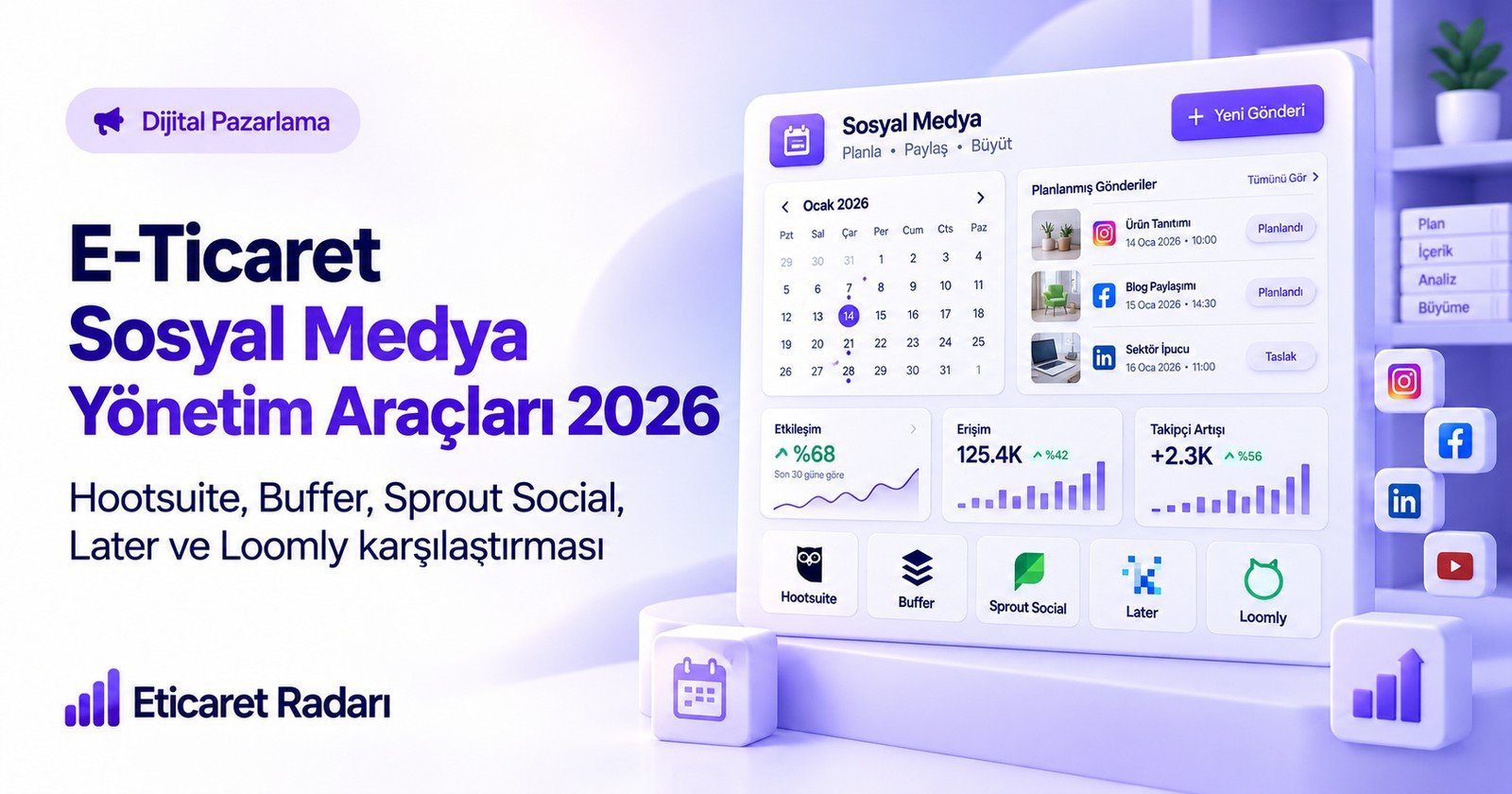 Sosyal Medya Yönetim Araçları 2026 Karşılaştırması