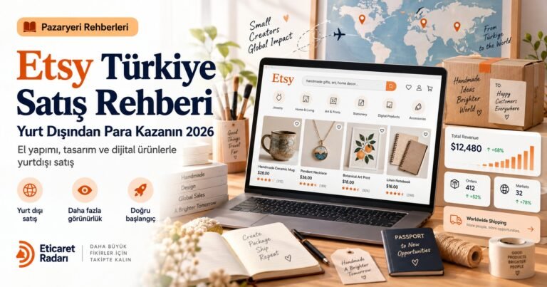 Etsy Türkiye Satış Rehberi 2026: Yurt Dışına Satış