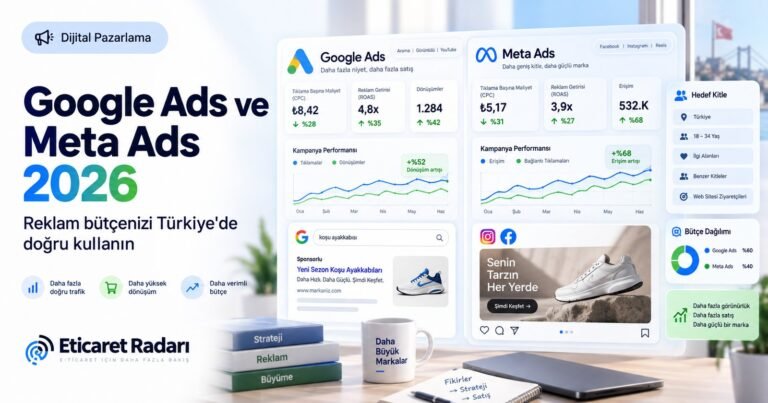 E-Ticarette Google Ads ve Meta Ads 2026: Bütçe Rehberi
