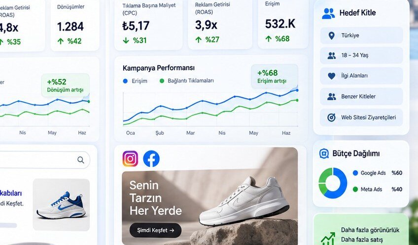 Türkiye’de E-Ticarette Google Ads ve Meta Ads 2026: Reklam Bütçenizi Doğru Kullanın
