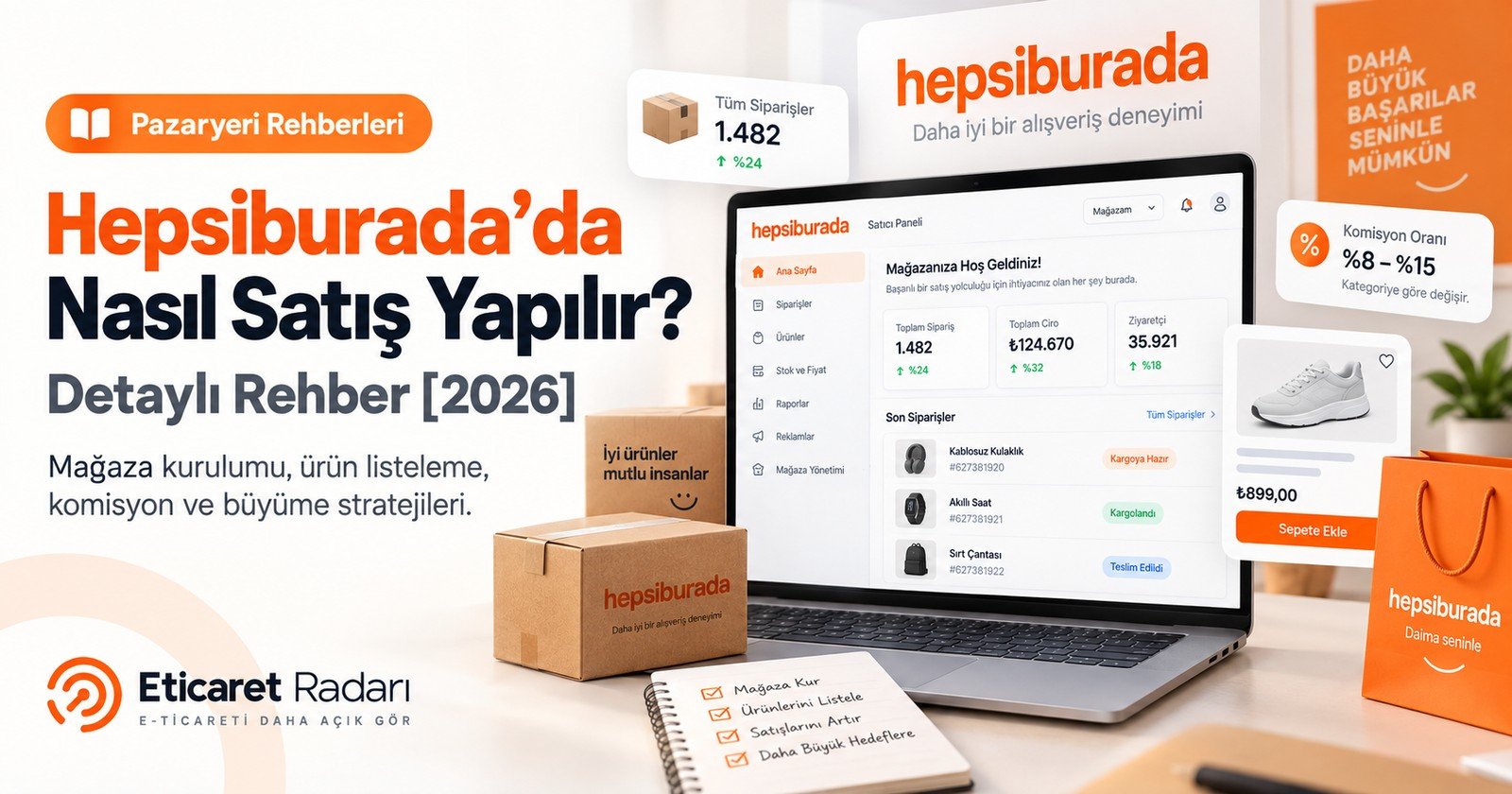 Hepsiburada’da Nasıl Satış Yapılır? Başvuru ve Kesintiler