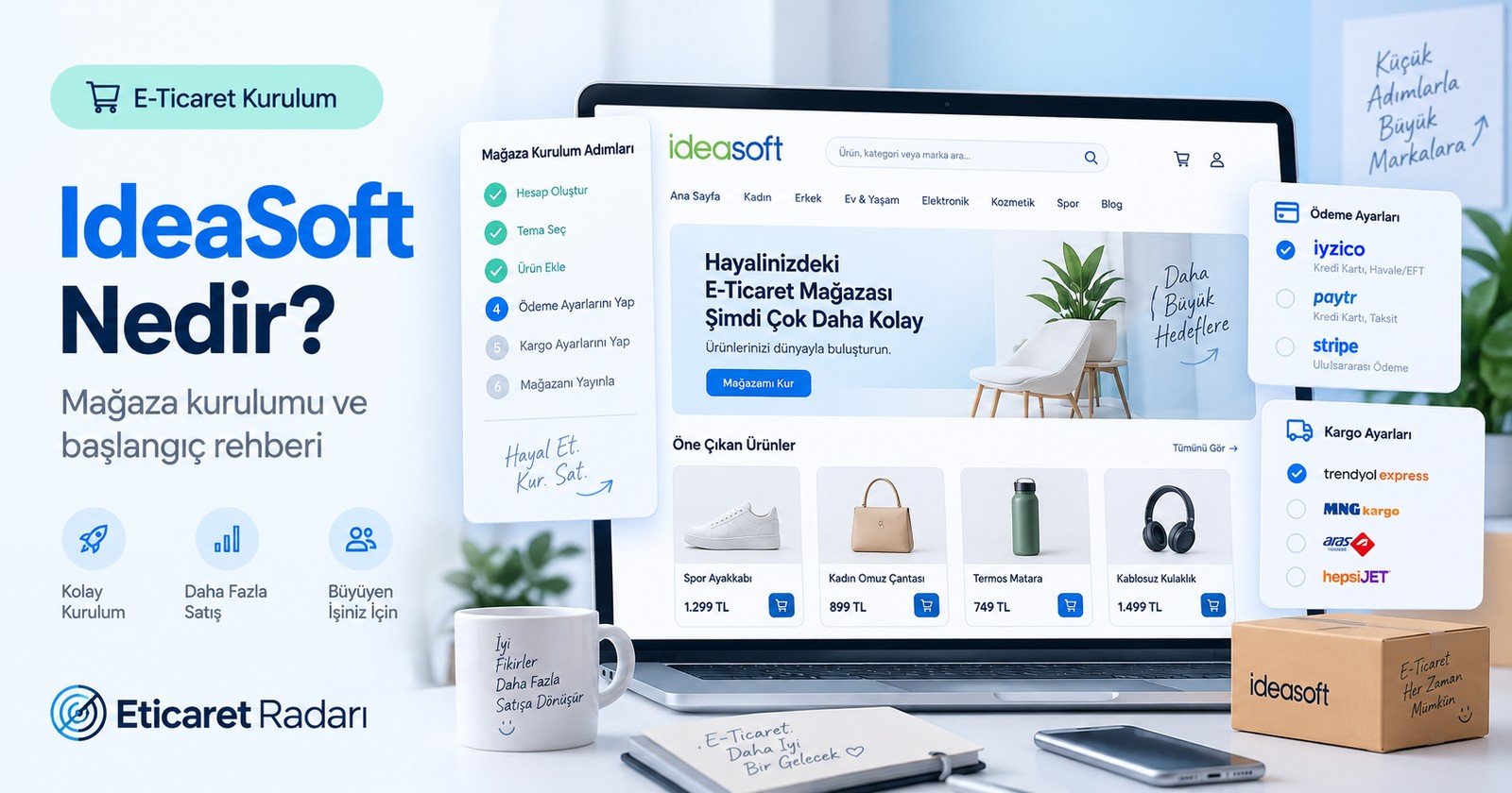 IdeaSoft Nedir? Mağaza Kurulumu ve Başlangıç Rehberi
