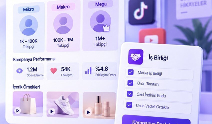 Influencer Marketing 2026: E-Ticarette Mikro, Makro, Mega Influencer Stratejileri ve Türkiye Rehberi