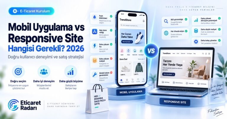 Mobil Uygulama mı Responsive Site mi? Hangisi Gerekli?