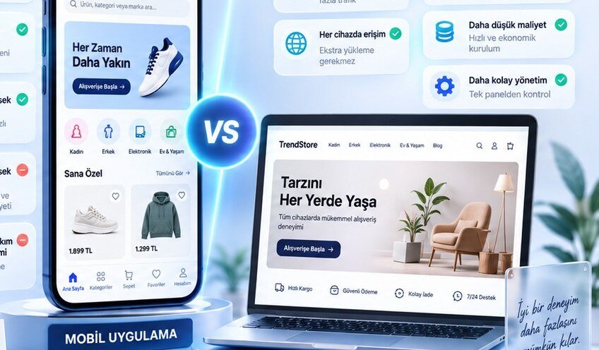 Mobil Uygulama vs Responsive Site: Hangisi Gerekli? [2026]