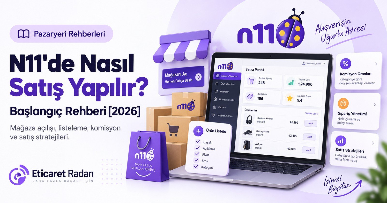 N11’de Nasıl Satış Yapılır? Başlangıç Rehberi 2026