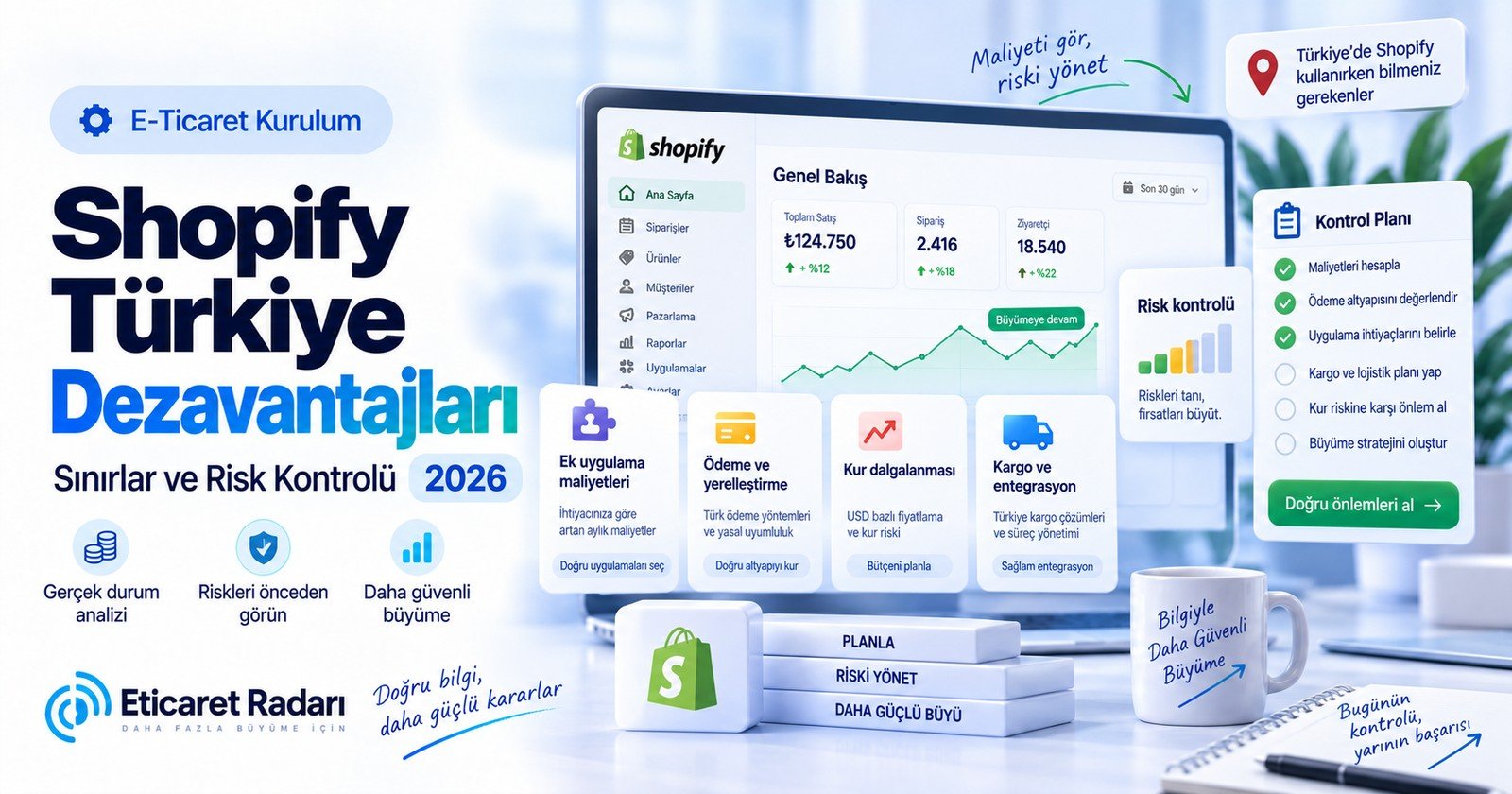 Shopify Türkiye Dezavantajları: Sınırlar ve Risk Kontrolü