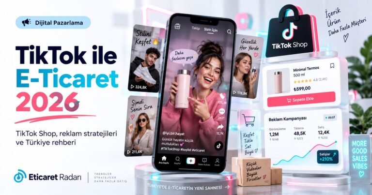 TikTok ile E-Ticaret 2026: TikTok Shop, Reklam Stratejileri ve Türkiye Rehberi
