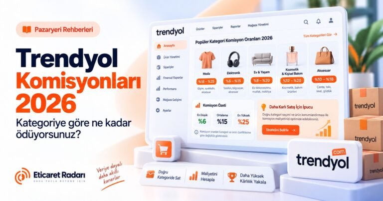 Trendyol Komisyonları 2026: Kategoriye Göre Ne Kadar Ödüyorsunuz?