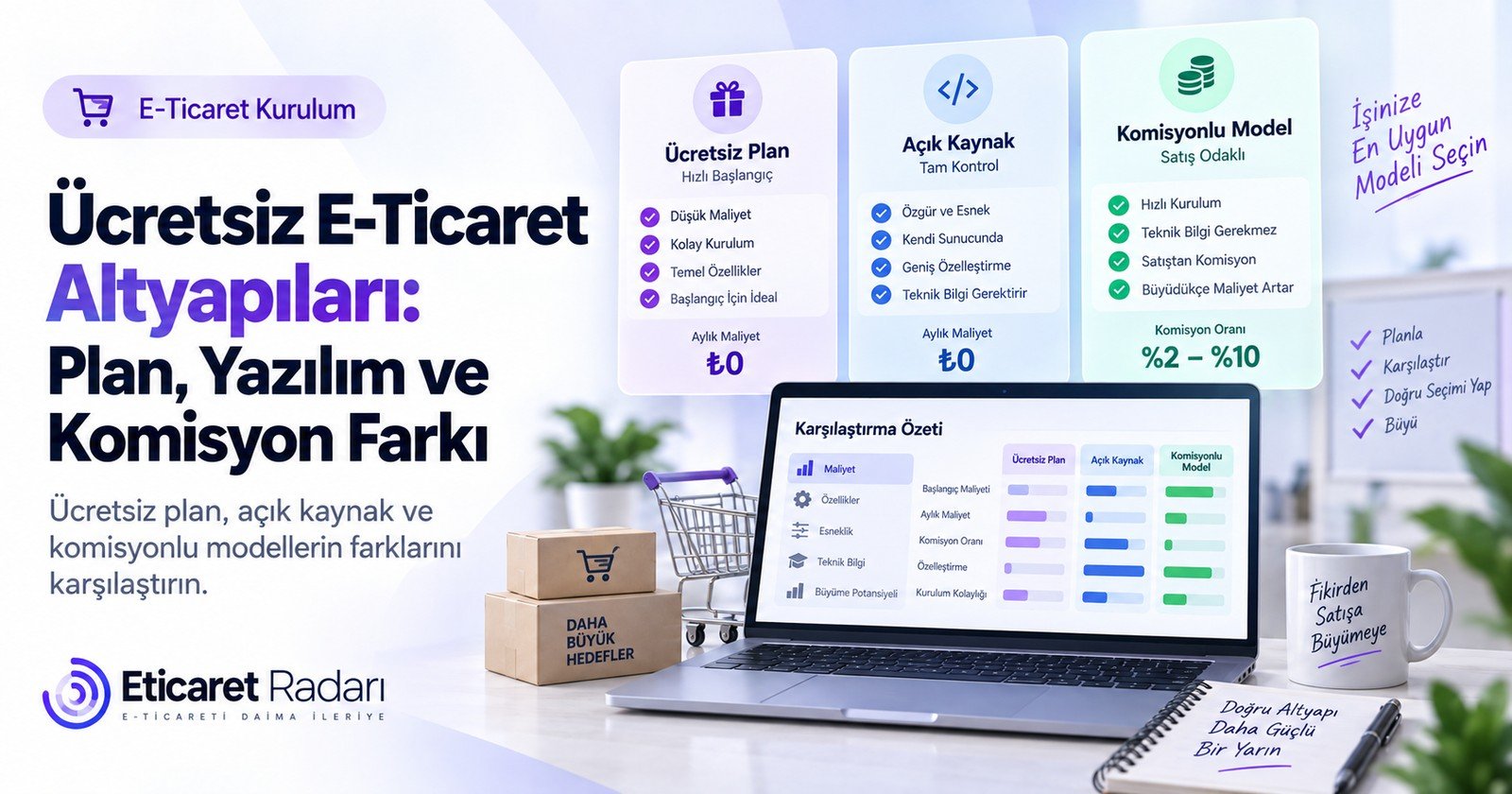 Ücretsiz E-Ticaret Sitesi Kurulur mu? Gerçek Gider