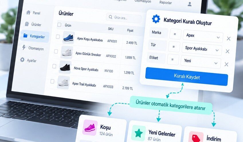 WooCommerce’de Otomatik Ürün Kategorileri: Kurala Göre Dolan Kategoriler Nasıl Kurulur